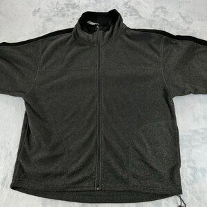Stitch Basic Sweater Men's XL‎  Gray Dark  Full Zip Long Sleeve